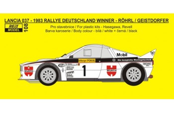 Decal – Lancia 037 ADAC Deutschland Rallye 1983 winner - LIMITED